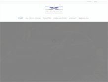 Tablet Screenshot of crossdesign.se